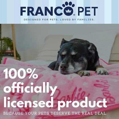 Franco Pet Barbie Super Soft Cozy Waterproof Sherpa-Backed Blanket Throw - Image 8