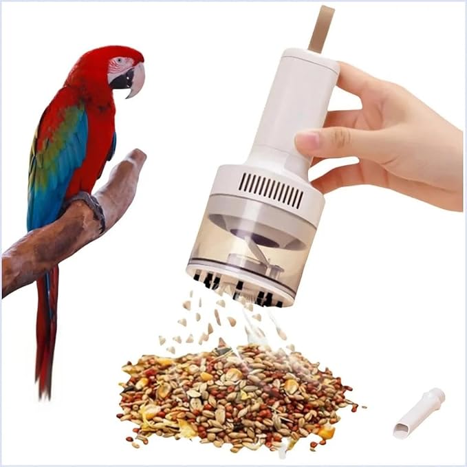 Bird Food Electric Separator, Bird Cage Cleaner, Pet Hair Collector, Mini USB by Unknown
