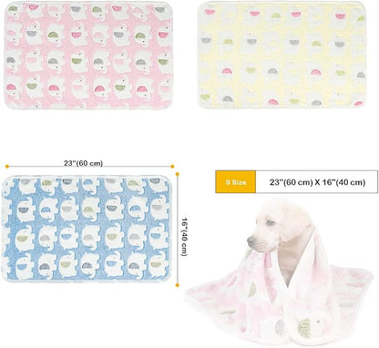 Dono 1 Pack 3 Dog Blankets, Soft Fluffy Fleece Pet Blanket Warm Sleep Mat Paw - Image 4