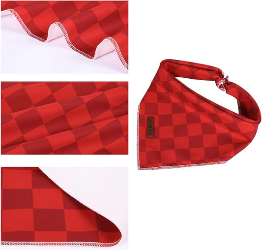 Lionet Paws Christmas Dog Bandana Washable Cotton Handkerchief Scarf Triangle - Image 2