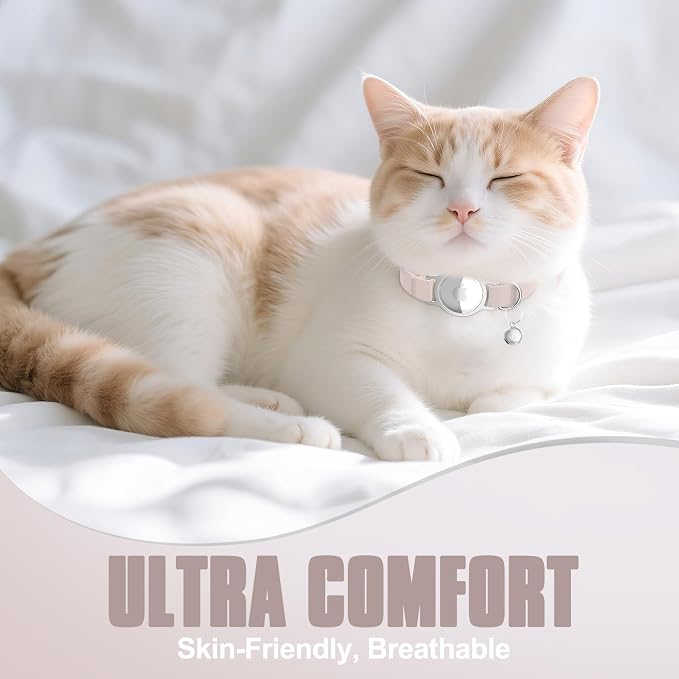 Cat Collar, Ultra Elastic Cat Tracker Collar, Holder Compatible - Image 7