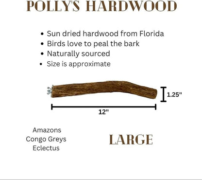 Polly's Hardwood Bird Perch - Image 3