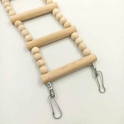 Bird Ladder Bridge, Wooden Pet Hamster Climbing & Swing Toys, Cage Accessories - Image 5