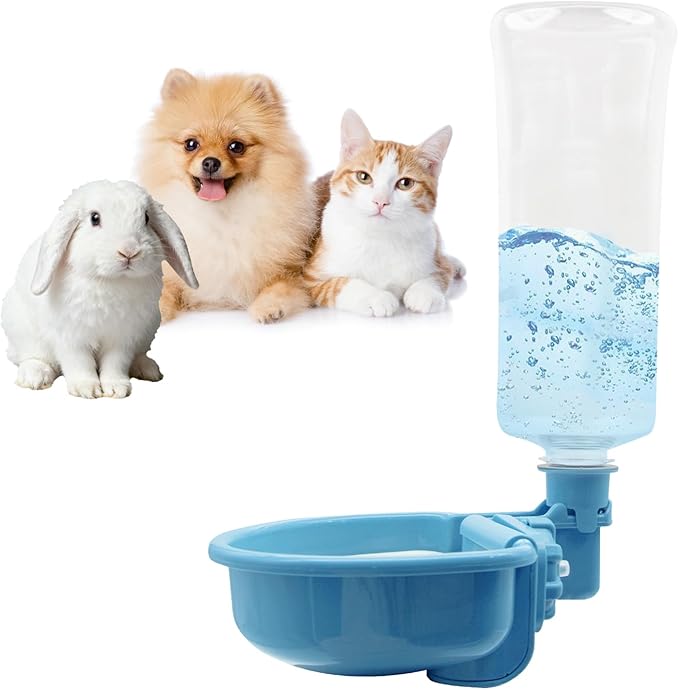 VANNON 23oz Pet Water Bottle, Gravity Dog Water Bowl Dispenser by Vannon