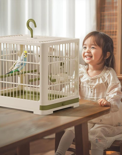 Travel Bird Cage Bird Travel Carrier Ornamental Birdcages Features Standing - Image 5