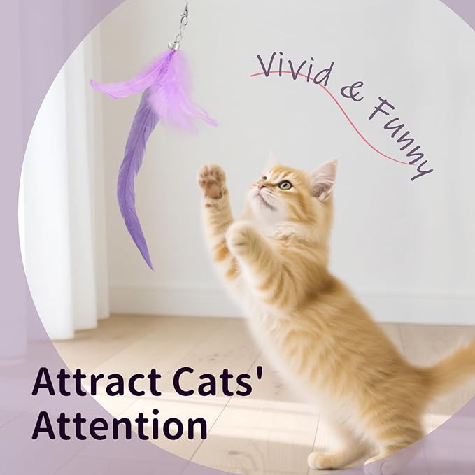 SONGWAY Cat Wand Toys for Indoor Cats - Image 6
