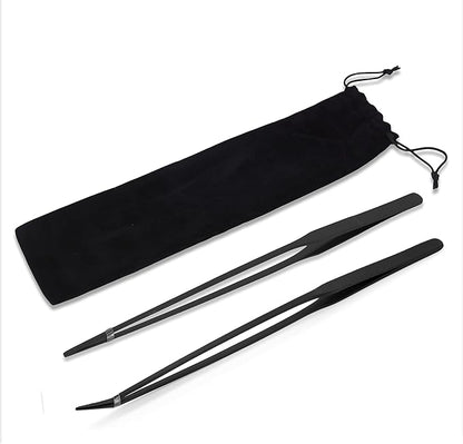 Mandala Crafts 15 Inches Black Stainless Steel Straight and Curved Aquarium - Image 4