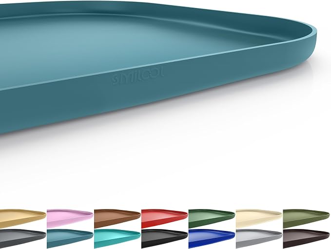 Silicone Pet Feeding Mat with Raised Edge by smilool
