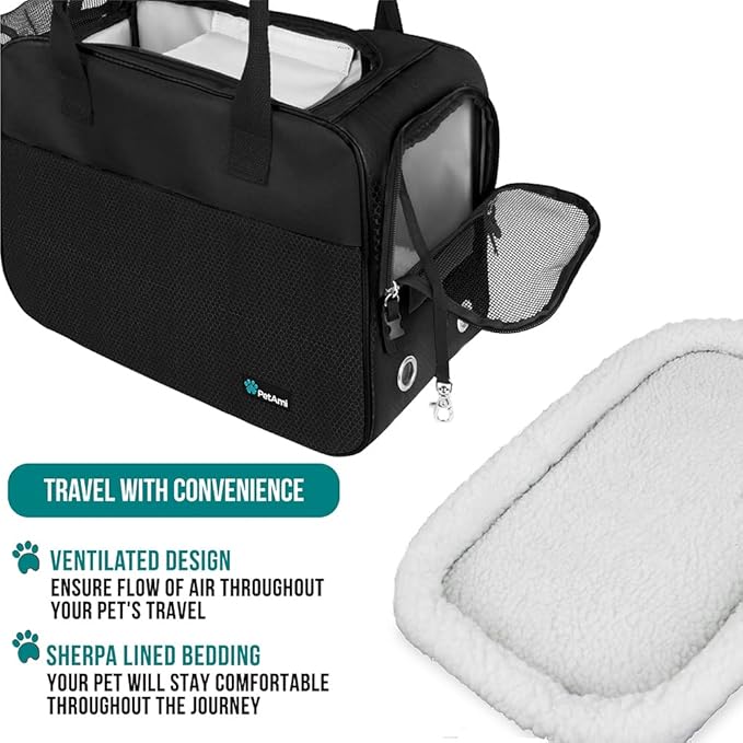PetAmi Dog Purse Carrier for Small Dogs, Airline Approved Soft Sided Pet Carrier - Image 4