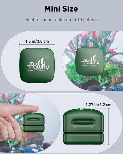Pawfly Aquarium Magnet Glass Cleaner, Magnetic Fish Tank Cleaner, 1.5" Mini - Image 2