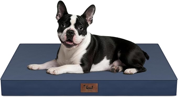 Outdoor Dog Bed for Small Dogs, Waterproof Dog Crate Bed for Medium Dogs Cats by TailStories