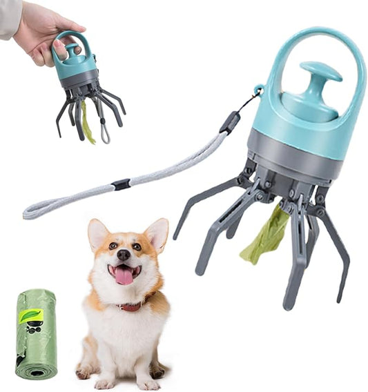 Quick Scoop Poop Scooper, Portable Dog Pooper Scooper, Easy Claw Pick up Tool by Unknown