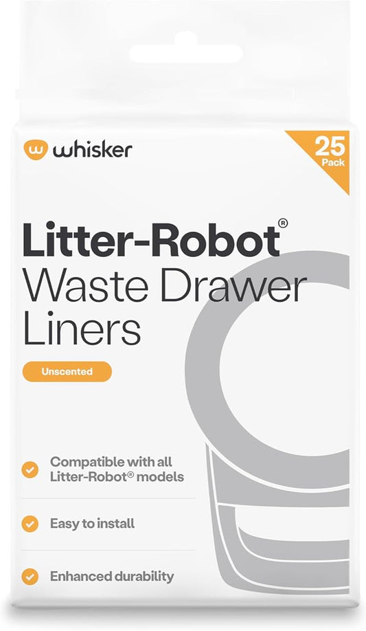 Litter-Robot Waste Drawer Liners by Whisker, 25 Pack by Whisker