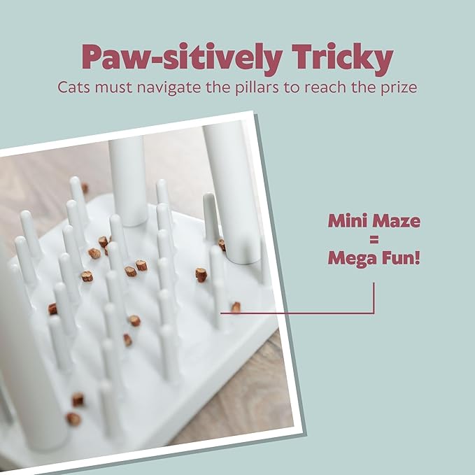 TRIXIE Cat Activity Turn Around Strategy Game, Slow Feeder, Interactive - Image 5