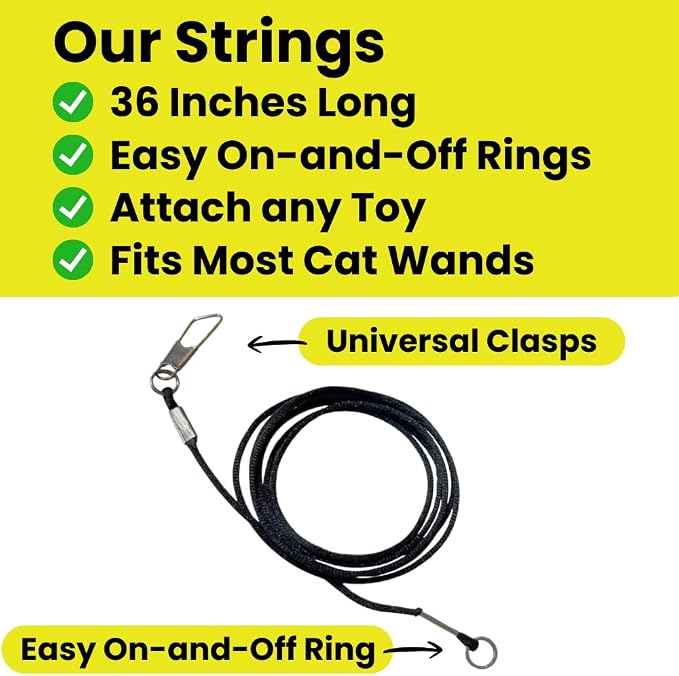Replacement Strings for Cat Wands, 3 Pieces - Image 7