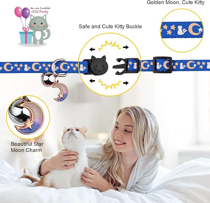 Baeuppit 2PCS Breakaway Cat Collars - Image 3