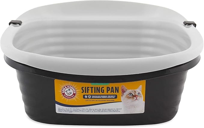 Arm & Hammer Large Sifting Litter Box Scoop Free Cat Litter Tray - Image 2
