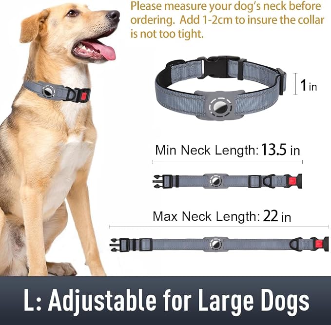 Airtag Dog Collar with AirTag Holder - Image 6
