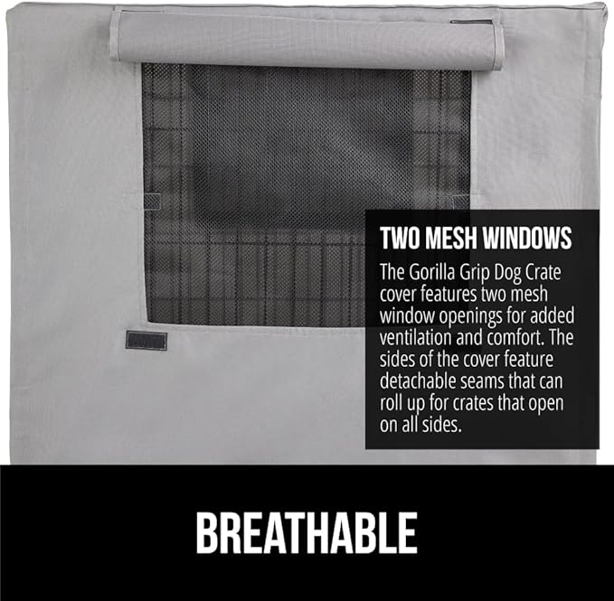 GORILLA GRIP Dog Crate Covers Compatible - Image 4