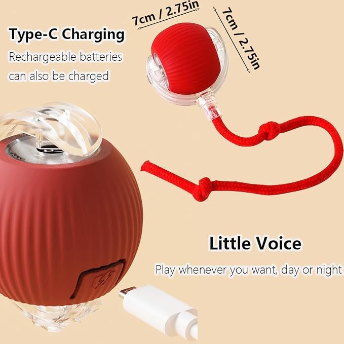 Interactive Cat Toys for Indoor Cats, Agility Move Cat Balls, Motion Activated - Image 4
