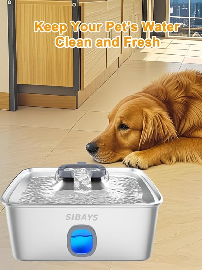 SIBAYS Dog Water Fountain Filter Replacement, 4Gal/15L Pet Fountain Filters - Image 6