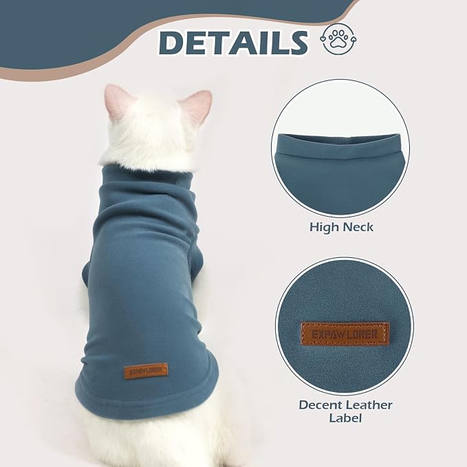 EXPAWLORER Soft Cat Sweater - Image 4