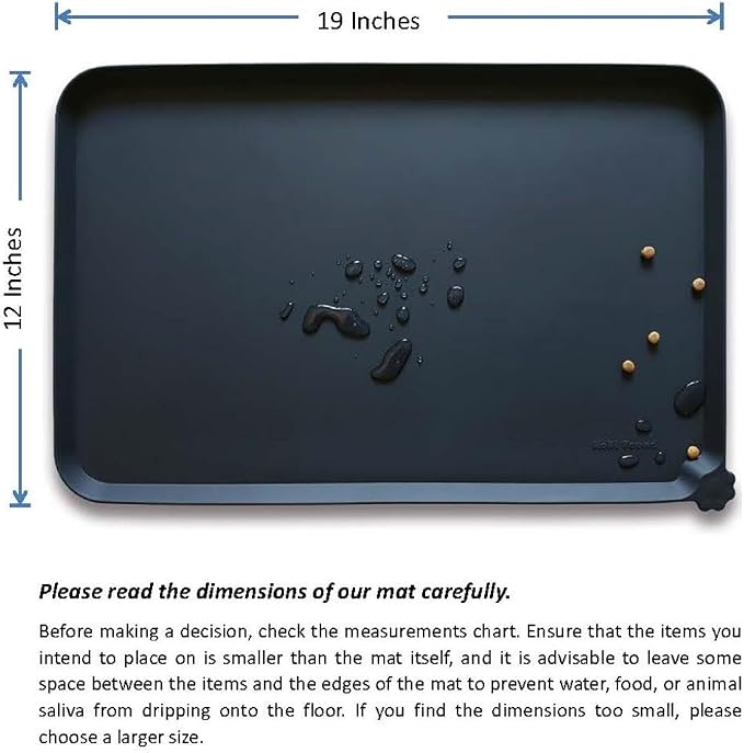 Hoki Found Silicone Pet Food Mats Tray - Image 3