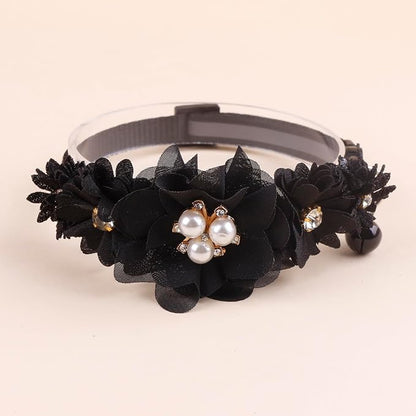 2 Pack Cat Collar Pink Floral - Image 4