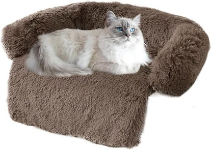 Calming Dogs/Cats Bed Mats, Dog Pad Washable Removable Couch Cover, Plush Long by Tinaco