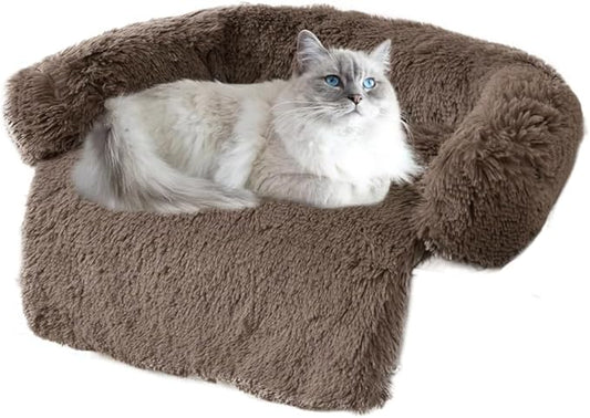 Calming Dogs/Cats Bed Mats, Dog Pad Washable Removable Couch Cover, Plush Long by Tinaco