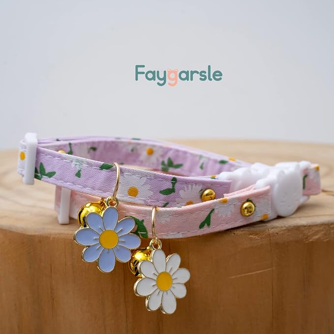 2 Pack Cotton Breakaway Cat Collars - Image 4