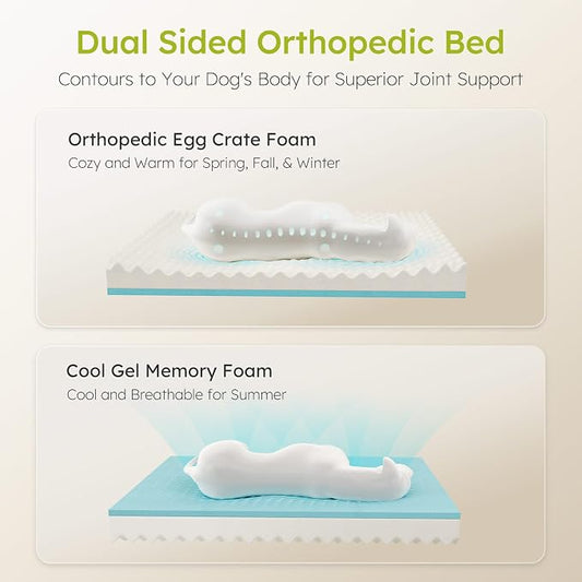 Extra Large Dog Bed, Orthopedic Dog Bed - Image 2