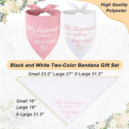 SZEE Bridal Shower Gifts for Bride, 2 Pack My Humans are Getting Married Dog - Image 4