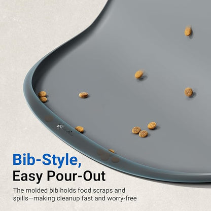 DownyPaws Dog Food Mats for Floors Waterproof, BPA Free Silicone Dog Bowl Mat - Image 5