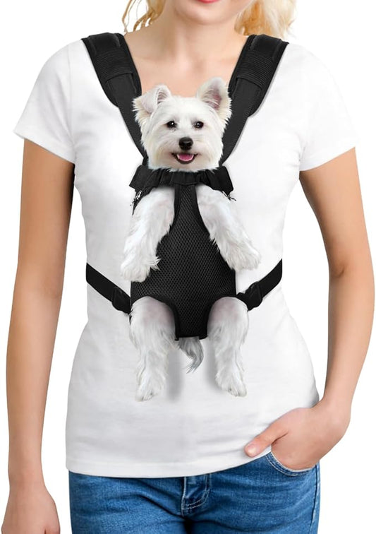 YUDODO Pet Dog Carrier Backpack Adjustable Dog Front Carrier, Legs Out Easy-Fit by YUDODO