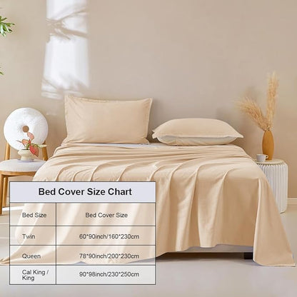 DUJUIKE Waterproof Bed Cover for Dog and Cats, Pet Hair Resistant Bed Sheet - Image 3
