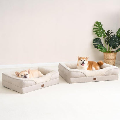 EHEYCIGA Orthopedic Dog Bed for Medium Dog, Waterproof Liner & Washable - Image 8