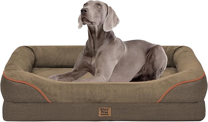 Washable Orthopedic Large Dog Bed by ChezPaw
