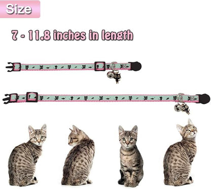 2 Pack Glow in The Dark Cat Collar - Image 3