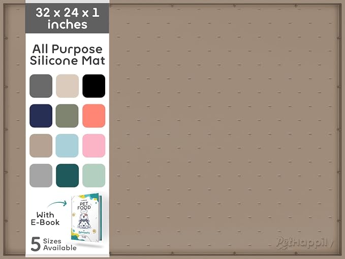 32x24x1” XL Dog Food Mat by PETHAPPILY