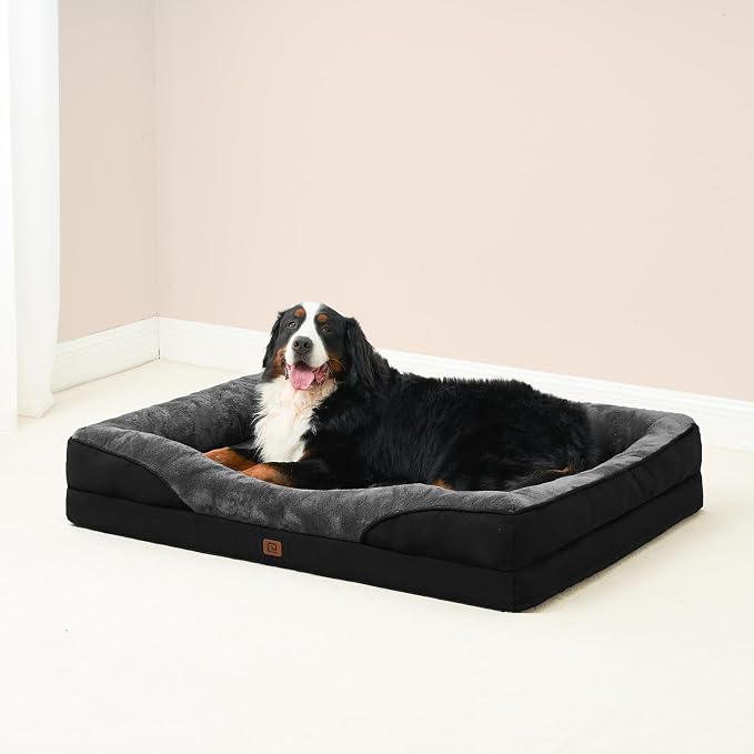 EHEYCIGA Orthopedic Dog Bed for Large Sized Dog, Waterproof Liner & Washable - Image 9