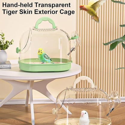 Versatile Birdcage for Travel Clear Bird Cage - Image 3