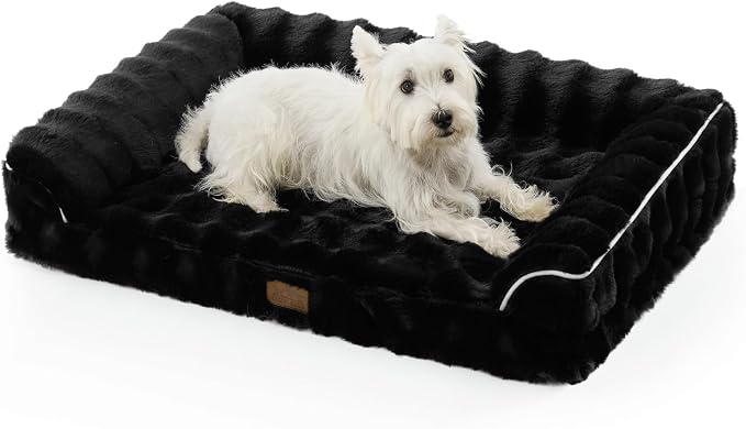 Faux Rabbit Fur Orthopedic Dog Bed, Dog Bed by COZYKISS