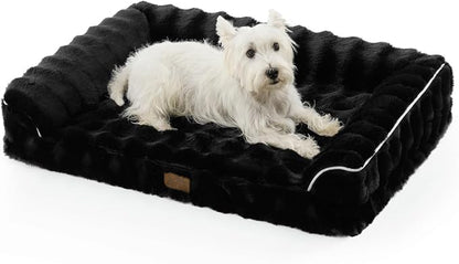 Faux Rabbit Fur Orthopedic Dog Bed, Dog Bed by COZYKISS