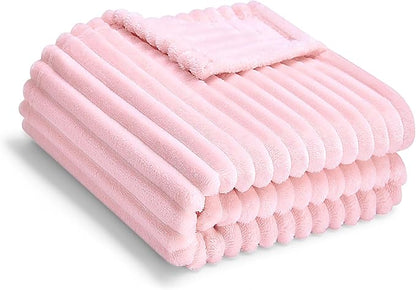 Soft Fleece Baby Blanket Ultra Cozy Pink Baby Blankets by Eonkasp