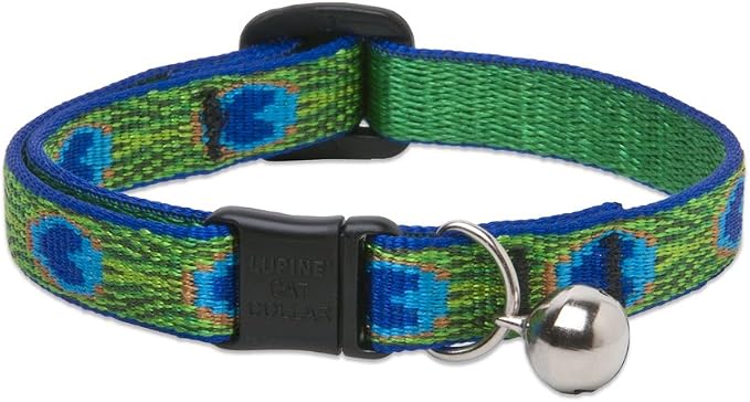 LupinePet Originals 1/2" Tail Feathers Cat Safety Collar by LupinePet