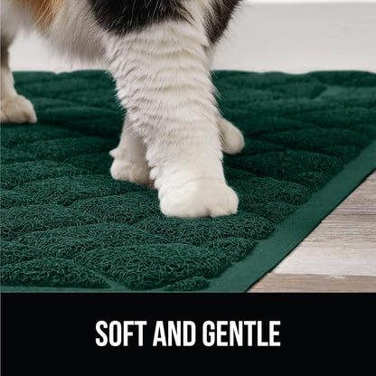 GORILLA GRIP Cat Litter Box Mat, Water Resistant, US Designed Kitty Litter - Image 8