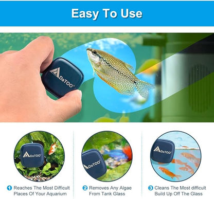 Aquarium Mini Magnetic Scrubber Scraper Small Fish Tank Cleaner Nano Glass - Image 6