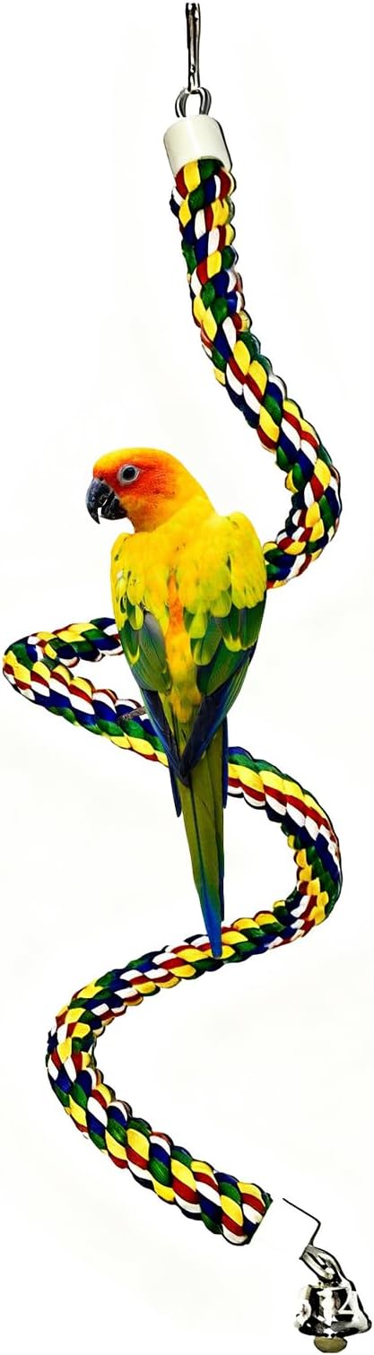 Bird Rope Perch & Birds Swing Set by Birdsfavoriteropeswing