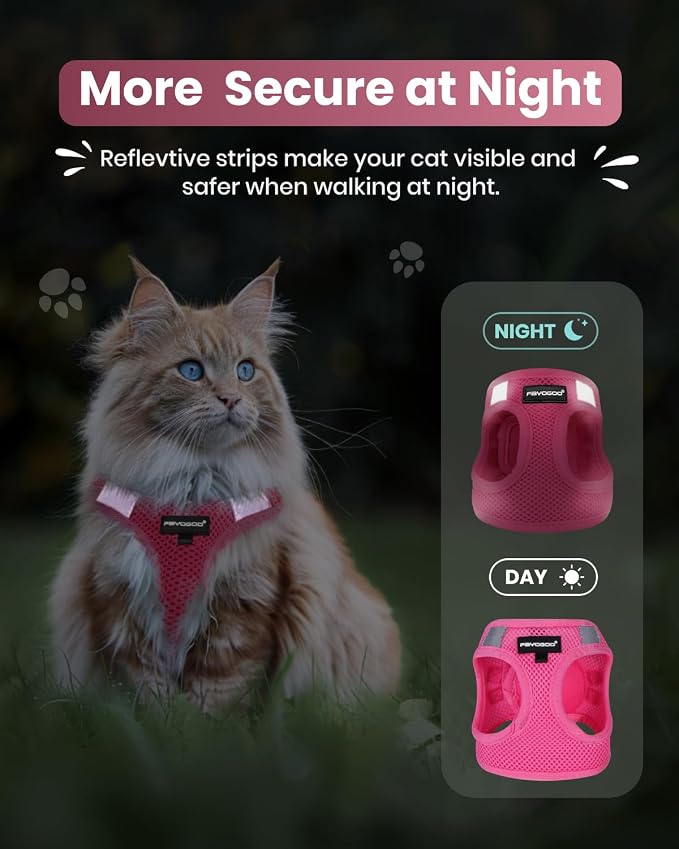 FAYOGOO Cat Harness, Cat Leash and Harness Set - Image 5